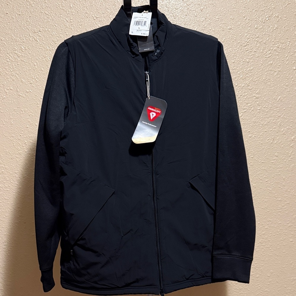 Women’s black insulated fleece lined performance jacket by adidas $250 - Picture 2 of 13